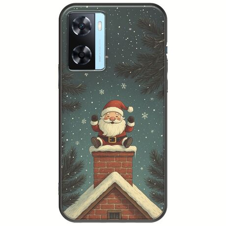 Chimney Santa Oppo A77 5G Black TPU (Μαύρη Σιλικόνη)