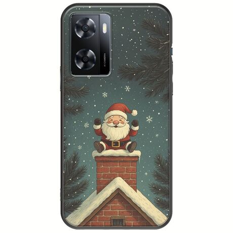 Chimney Santa Oppo A57 4G Black TPU (Μαύρη Σιλικόνη)