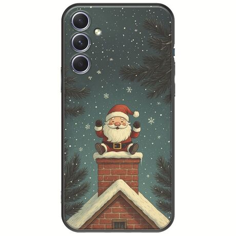 Chimney Santa Samsung Galaxy A54 5G Black TPU (Μαύρη Σιλικόνη)