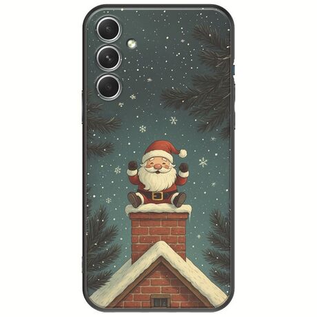 Chimney Santa Samsung Galaxy A34 5G Black TPU (Μαύρη Σιλικόνη)