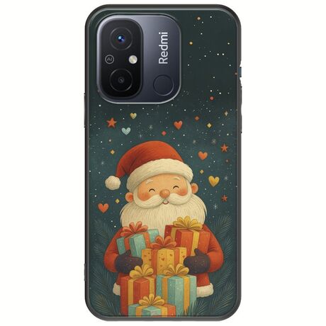 North Pole Gifts Xiaomi Redmi 12C Black TPU (Μαύρη Σιλικόνη)
