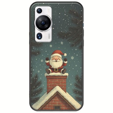 Chimney Santa Huawei P60 Black TPU (Μαύρη Σιλικόνη)
