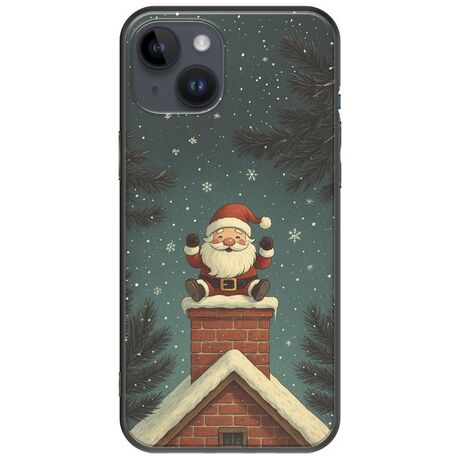 Chimney Santa iPhone 15 Plus Black TPU (Μαύρη Σιλικόνη)