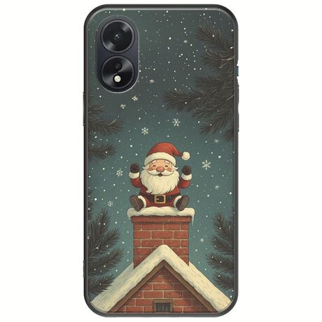 Chimney Santa Oppo A38 Black TPU (Μαύρη Σιλικόνη)