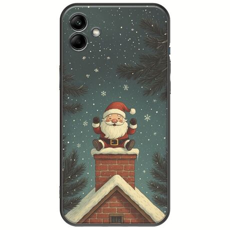 Chimney Santa Samsung Galaxy A04e Black TPU (Μαύρη Σιλικόνη)