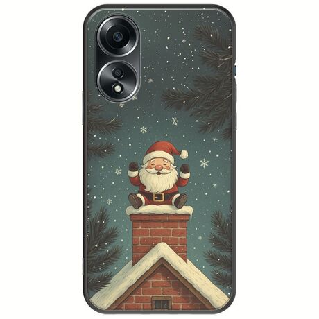 Chimney Santa Oppo A78 5G Black TPU (Μαύρη Σιλικόνη)