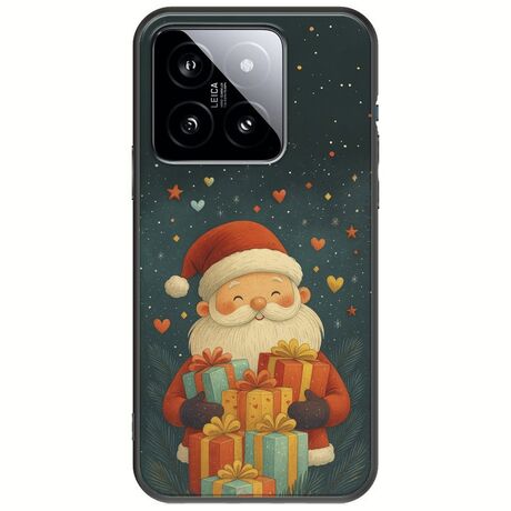 North Pole Gifts Xiaomi 14 5G Black TPU (Μαύρη Σιλικόνη)