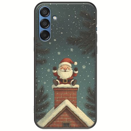 Chimney Santa Samsung Galaxy M15 5G Black TPU (Μαύρη Σιλικόνη)