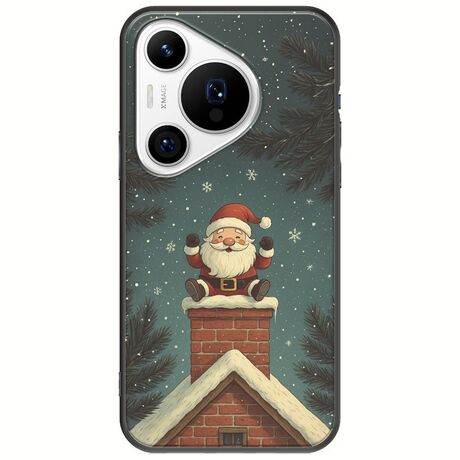 Chimney Santa Huawei Pura 70 Pro Black TPU (Μαύρη Σιλικόνη)