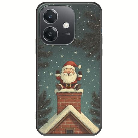 Chimney Santa Oppo A40 Black TPU (Μαύρη Σιλικόνη)
