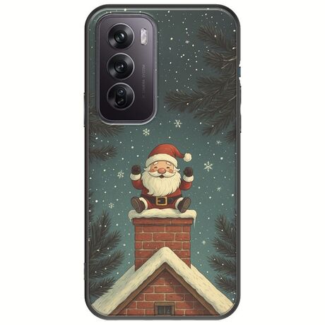 Chimney Santa Oppo Reno 12 5G Black TPU (Μαύρη Σιλικόνη)