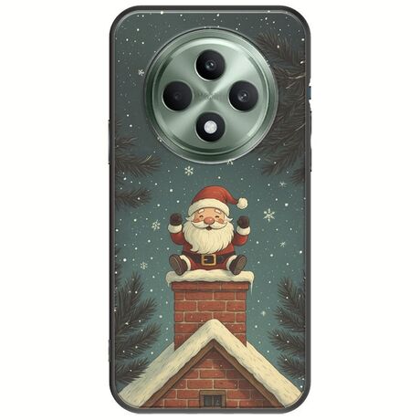 Chimney Santa Oppo Reno 12 F 5G Black TPU (Μαύρη Σιλικόνη)