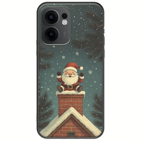 Chimney Santa Oppo Reno 13 F 5G Black TPU (Μαύρη Σιλικόνη)