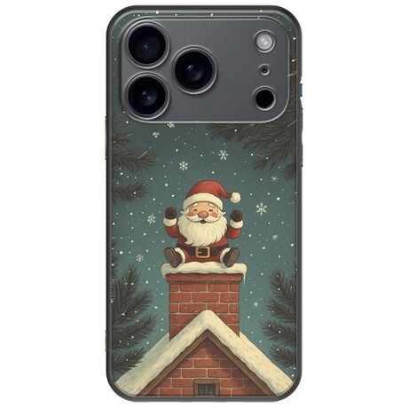Chimney Santa iPhone 17 Pro Black TPU (Μαύρη Σιλικόνη)
