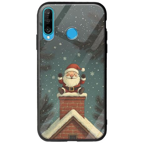 Chimney Santa Huawei P30 Lite Groove TPU (Tempered Glass και TPU)