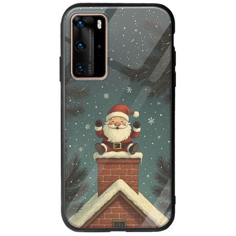 Chimney Santa Huawei P40 Pro Groove TPU (Tempered Glass και TPU)
