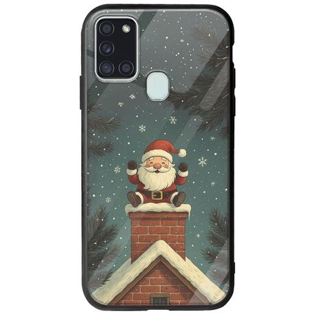Chimney Santa Samsung Galaxy A21s Groove TPU (Tempered Glass και TPU)