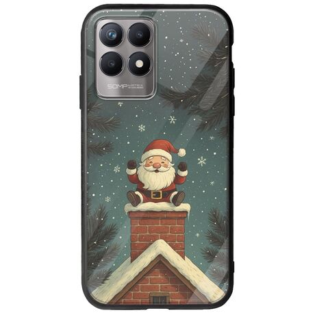 Chimney Santa Realme 8i Groove TPU (Tempered Glass και TPU)