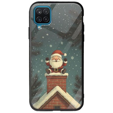 Chimney Santa Samsung Galaxy M12 Groove TPU (Tempered Glass και TPU)