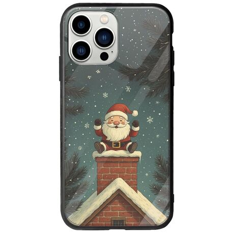 Chimney Santa iPhone 14 Pro Groove TPU (Tempered Glass και TPU)
