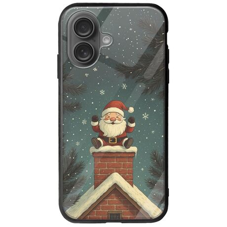 Chimney Santa iPhone 16 Plus Groove TPU (Tempered Glass και TPU)