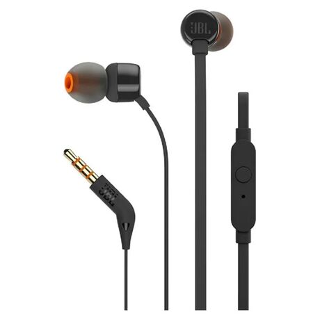 JBL Tune 110E μαύρα in-ear hands free ακουστικά