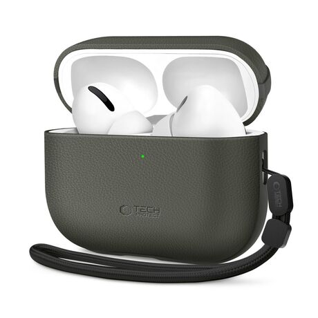 Tech Protect Naturalfit AirPods Pro 3 Olive σιλικόνη