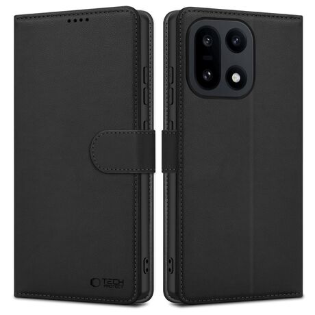 OnePlus 15 5G θήκη πορτοφόλι Tech Protect μαύρη