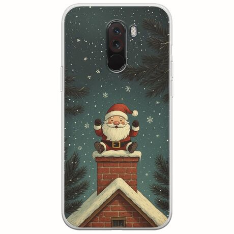 Chimney Santa Xiaomi Pocophone F1 Flexible TPU (Διάφανη Σιλικόνη)