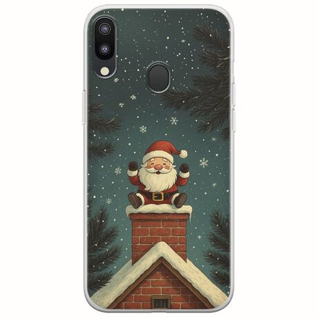 Chimney Santa Samsung Galaxy M20 Flexible TPU (Διάφανη Σιλικόνη)