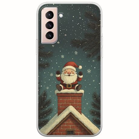 Chimney Santa Samsung Galaxy S21 Flexible TPU (Διάφανη Σιλικόνη)
