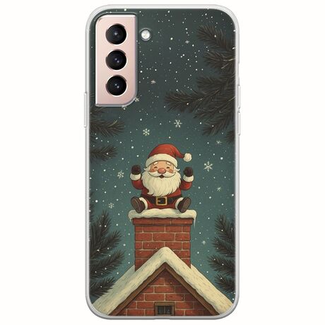 Chimney Santa Samsung Galaxy S21 FE 5G Flexible TPU (Διάφανη Σιλικόνη)