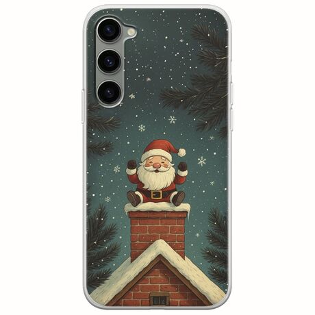 Chimney Santa Samsung Galaxy S23 5G Flexible TPU (Διάφανη Σιλικόνη)