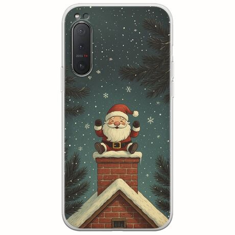 Chimney Santa Sony Xperia 5 Flexible TPU (Διάφανη Σιλικόνη)