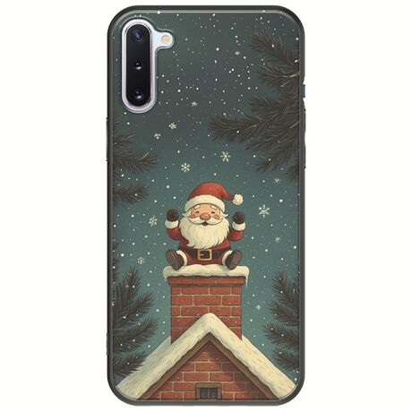 Chimney Santa Samsung Galaxy Note 10 Black TPU (Μαύρη Σιλικόνη)