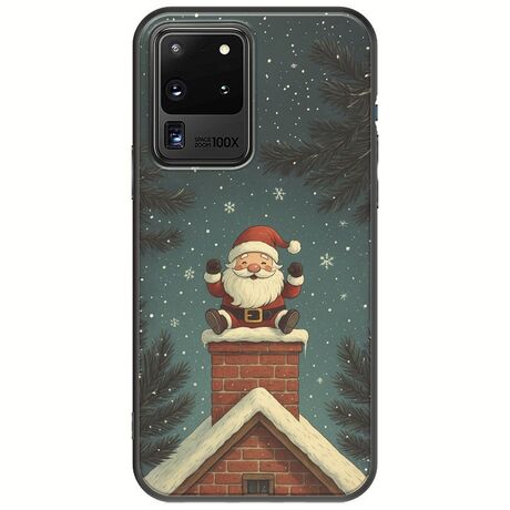 Chimney Santa Samsung Galaxy S20 Ultra Black TPU (Μαύρη Σιλικόνη)