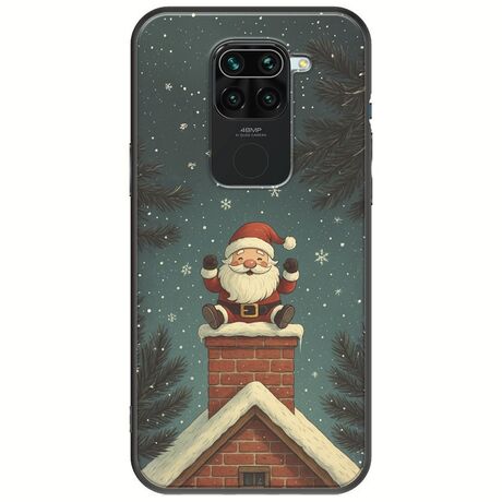 Chimney Santa Xiaomi Redmi Note 9 Black TPU (Μαύρη Σιλικόνη)