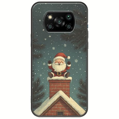 Chimney Santa Xiaomi Poco X3 NFC / X3 Pro Black TPU (Μαύρη Σιλικόνη)
