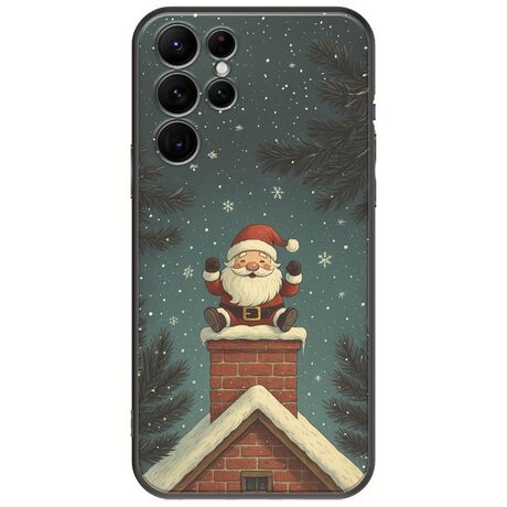 Chimney Santa Samsung Galaxy S22 Ultra Black TPU (Μαύρη Σιλικόνη)