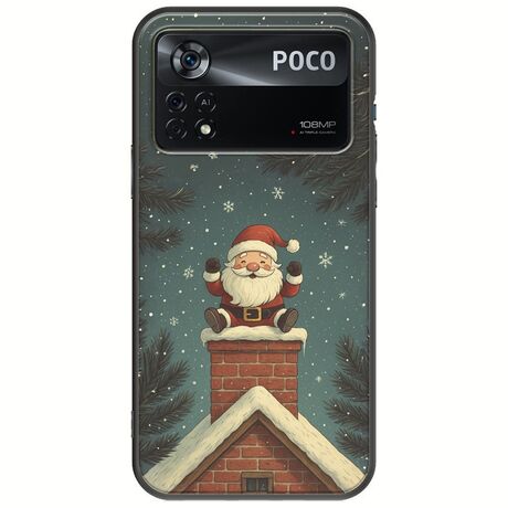 Chimney Santa Xiaomi Poco X4 Pro 5G Black TPU (Μαύρη Σιλικόνη)