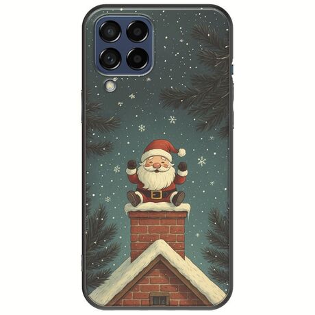 Chimney Santa Samsung Galaxy M53 5G Black TPU (Μαύρη Σιλικόνη)