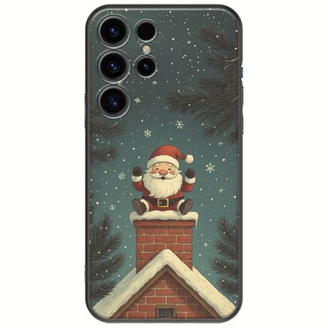 Chimney Santa Samsung Galaxy S24 Ultra 5G Black TPU (Μαύρη Σιλικόνη)