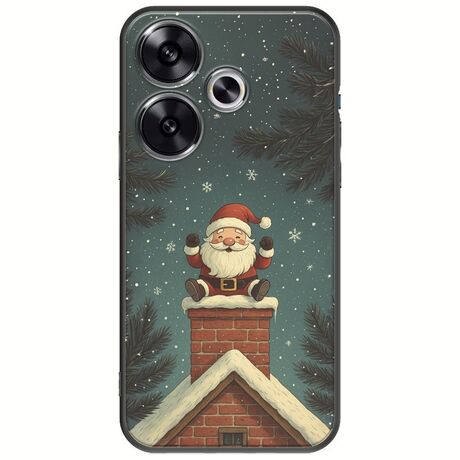 Chimney Santa Xiaomi Poco F6 5G Black TPU (Μαύρη Σιλικόνη)