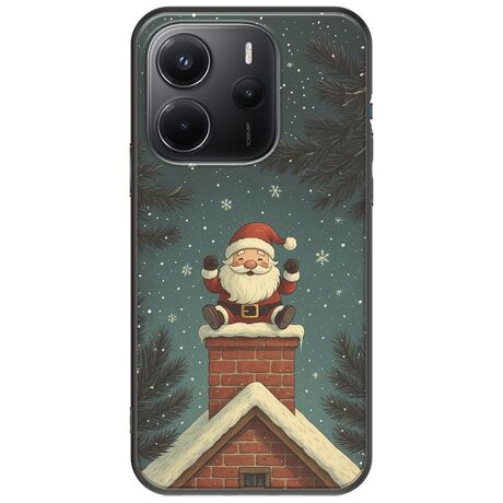 Chimney Santa Xiaomi Redmi Note 14 4G Black TPU (Μαύρη Σιλικόνη)