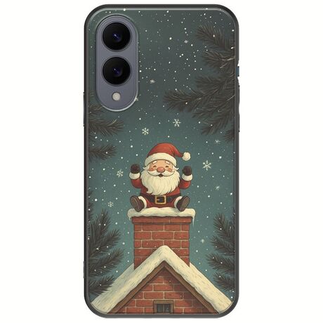 Chimney Santa Samsung Galaxy S25 Edge 5G Black TPU (Μαύρη Σιλικόνη)