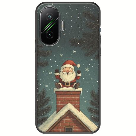 Chimney Santa Xiaomi Poco F7 5G Black TPU (Μαύρη Σιλικόνη)