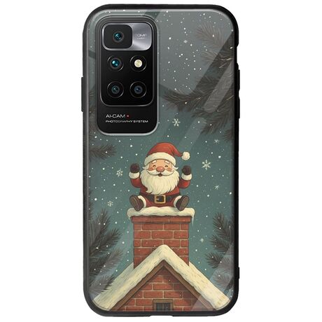 Chimney Santa Xiaomi Redmi 10 Groove TPU (Tempered Glass και TPU)