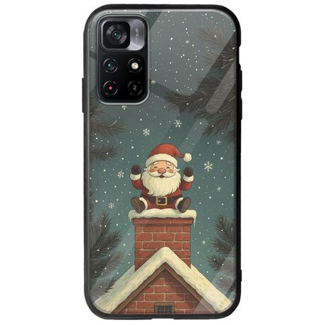 Chimney Santa Xiaomi Poco M4 Pro 5G Groove TPU (Tempered Glass και TPU)