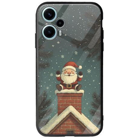 Chimney Santa Xiaomi Poco F5 5G Groove TPU (Tempered Glass και TPU)