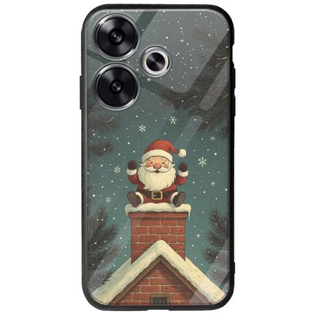 Chimney Santa Xiaomi Poco F6 5G Groove TPU (Tempered Glass και TPU)